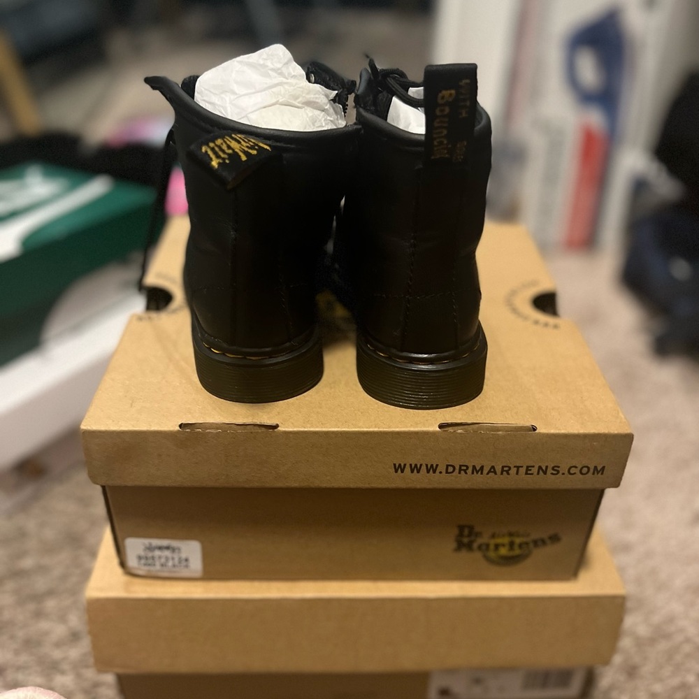 Dr. Martens black toddler boots